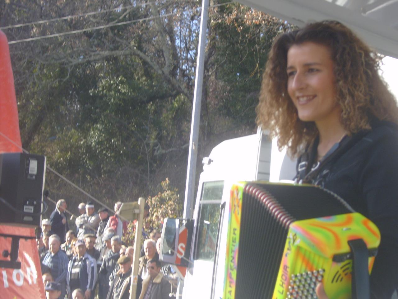 Dorothée LHOIR sur le Podium