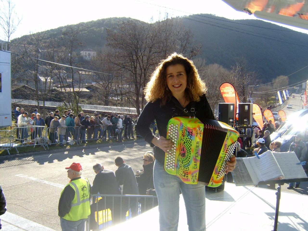 Dorothée LHOIR sur le Podium